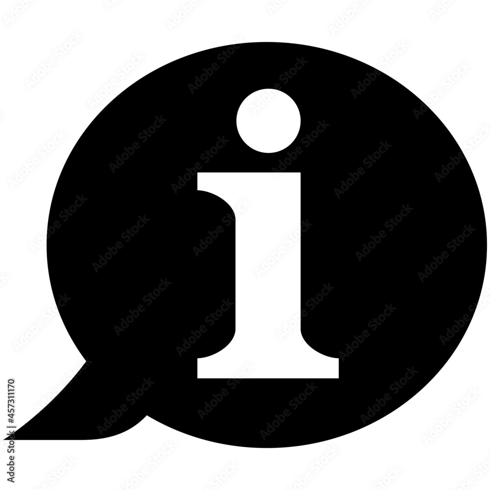 info icon on white background info icon on white background