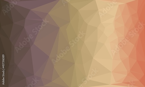 vibrant colorful geometric background with mosaic design