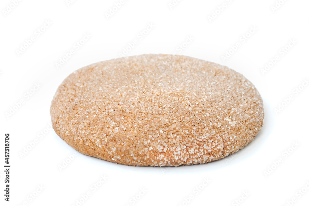 Cookies with sugar isolated on white background Cookies with sugar isolated on white background