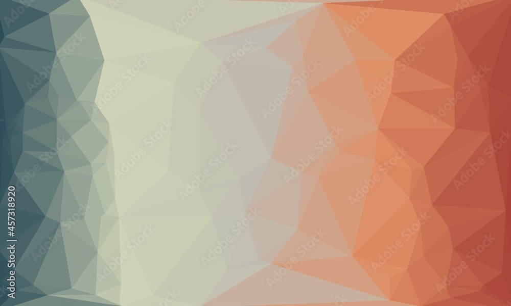 vibrant colorful geometric background with mosaic design
