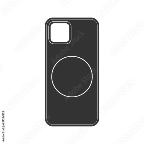 Phone case icon isolated on white background. Accessory symbol modern, simple, vector, icon for website design, mobile app, ui. Vector Illustration