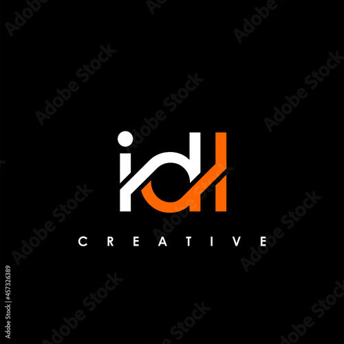 IDL Letter Initial Logo Design Template Vector Illustration