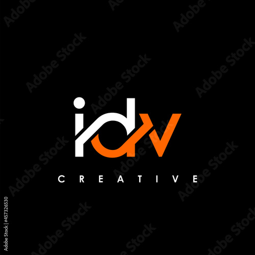 IDV Letter Initial Logo Design Template Vector Illustration