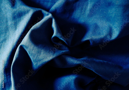 nice view blue fabric abstract background. fabric texture background