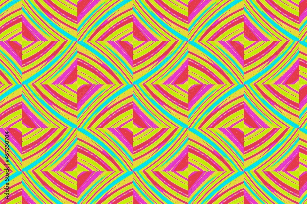 Seamless Ikat Pattern. Abstract background for textile design, wallpaper, surface textures, wrapping paper.Abstract ethnic ikat pattern background.