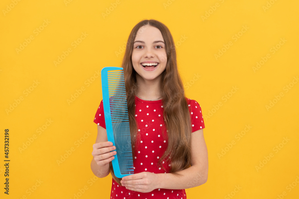 teen beauty hairstyle. portrait of frizz child. haircare and hair loss. female fashion model. teen beauty hairstyle. portrait of frizz child. haircare and hair loss. female fashion model.