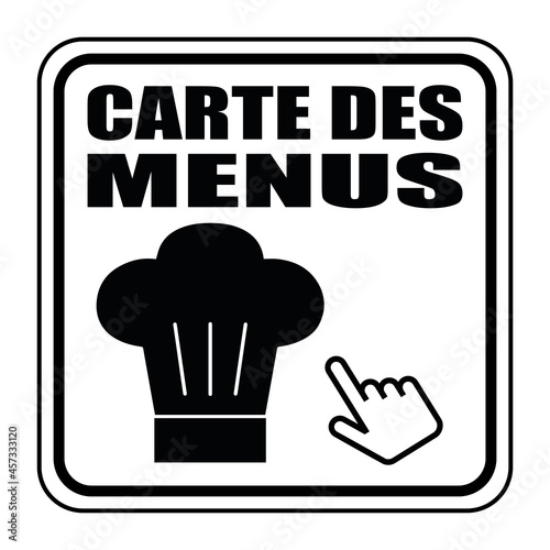 Logo carte des menus.