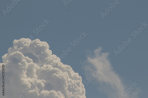 Large cloud on the lower left side with the rest cleared
