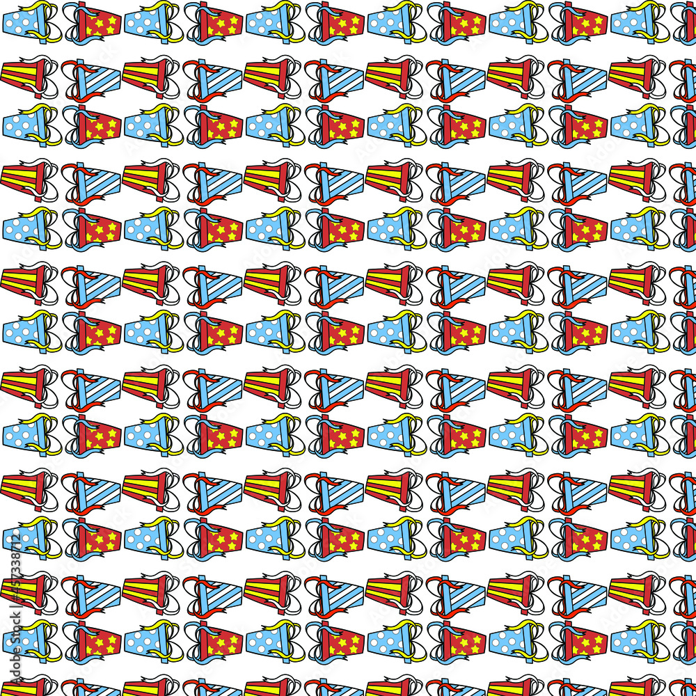 Fototapeta premium vector pattern of gift packaging