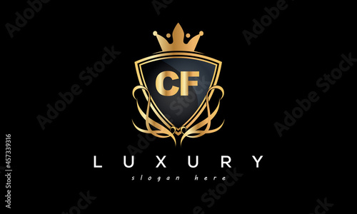 CF creative luxury letter logo