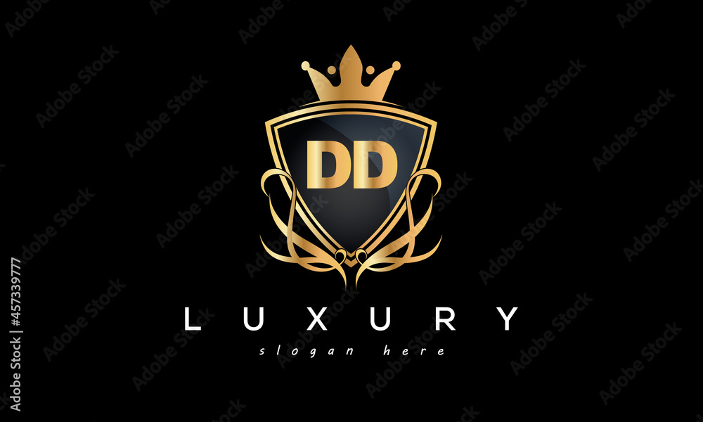 DD creative luxury letter logo DD creative luxury letter logo