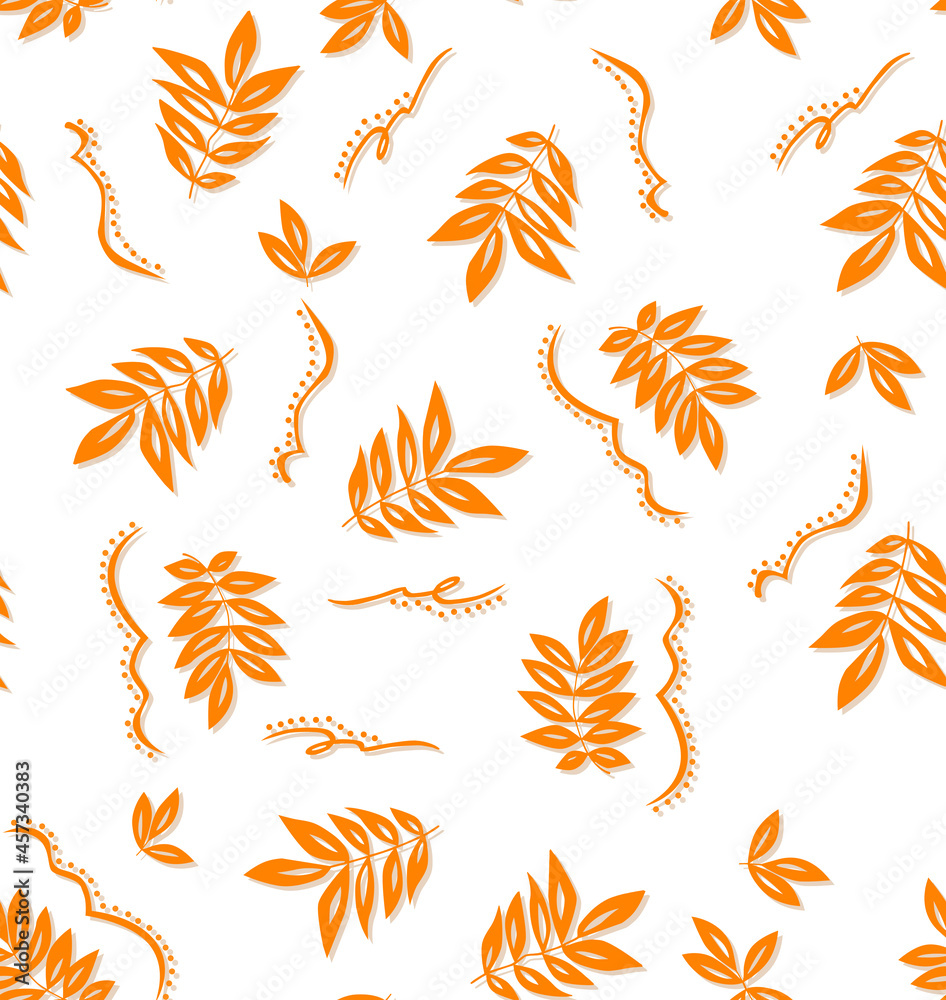 Indian Leaves Abstract Swirls Dots Seamless Pattern Minimalist Cute Design Trendy Fashion Colors Perfect for Fabric Print or Wrapping Paper Indian Leaves Abstract Swirls Dots Seamless Pattern Minimalist Cute Design Trendy Fashion Colors Perfect for Fabric Print or Wrapping Paper