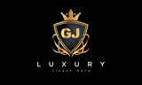 GJ creative luxury letter logo