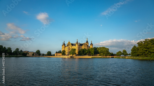 Summer evening at lake Schwerin