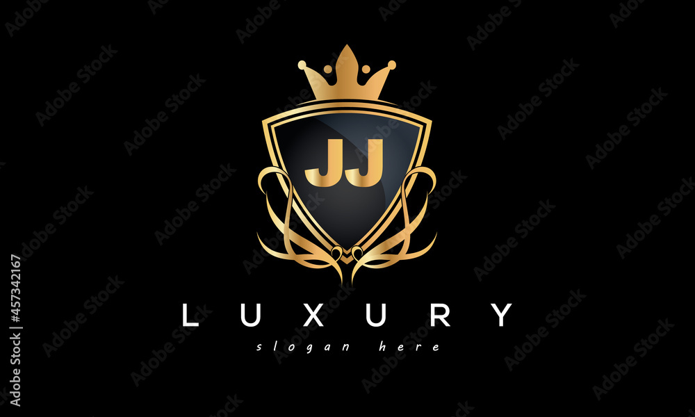 JJ creative luxury letter logo JJ creative luxury letter logo