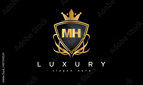 MH creative luxury letter logo