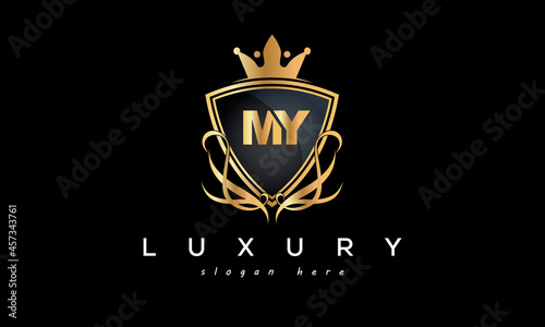 MY creative luxury letter logo