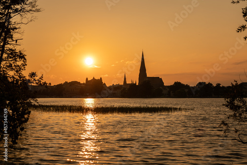 Summer evening at lake Schwerin © Michael