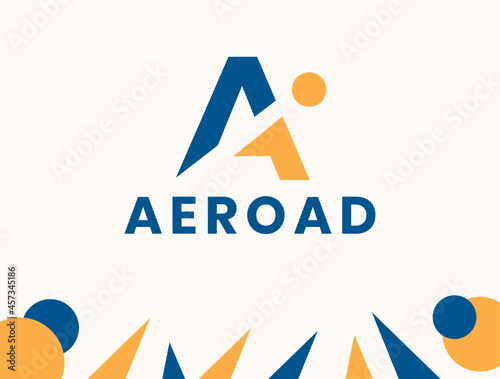 Letter A Logo Identity. Initial A Logo Symbol Monogram Brand Identity Vector for Business, Company, Corporate,  T Shirt Print, Apparel Fashion Tee Symbol.