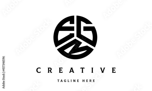 EGB creative circle three letter logo