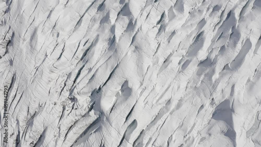 glacial moraine from aerial point of view 4k DLOG glacial moraine from aerial point of view 4k DLOG