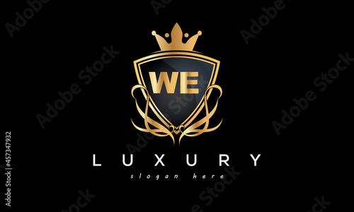 WE creative luxury letter logo