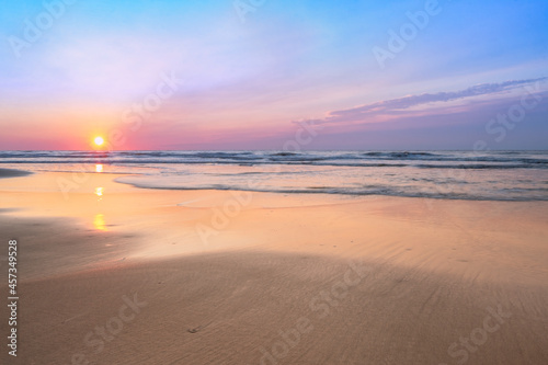 Sunrise at Gould's Inlet Beach, St Simons Island, GA 