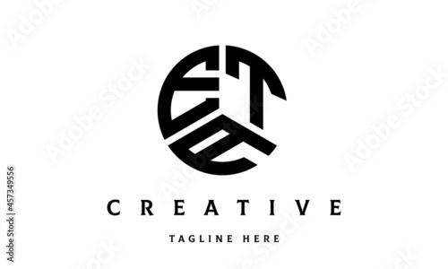 ETA creative circle three letter logo