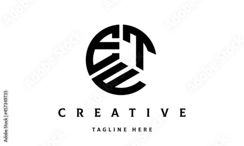 ETF creative circle three letter logo