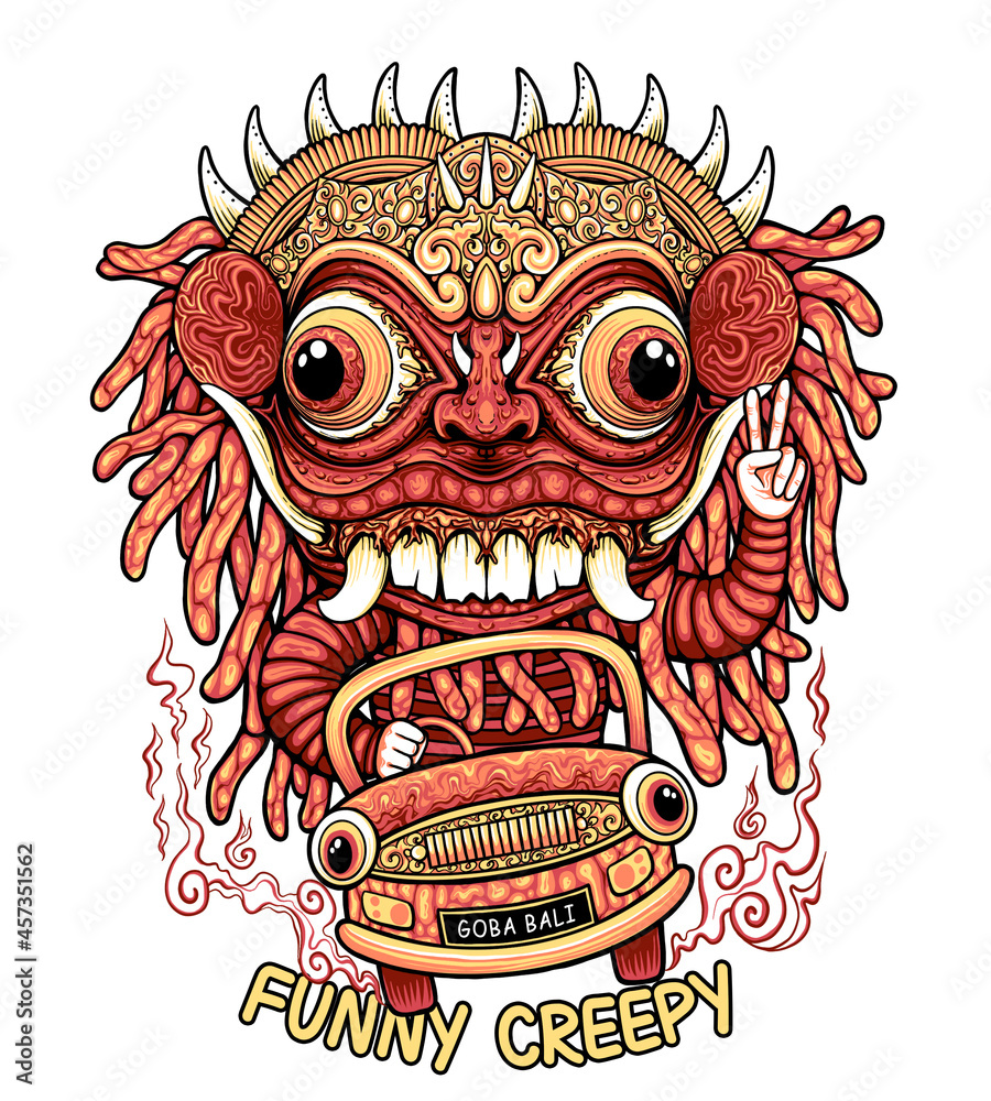 Balinese Leak illustration Stock Illustration | Adobe Stock