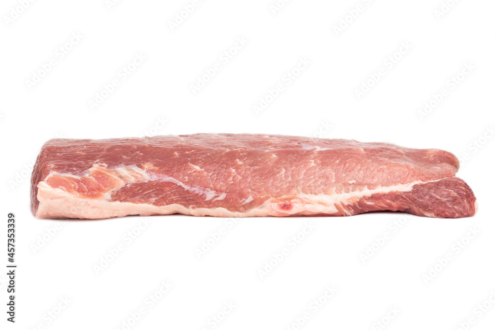 fresh piece of pork chops meat