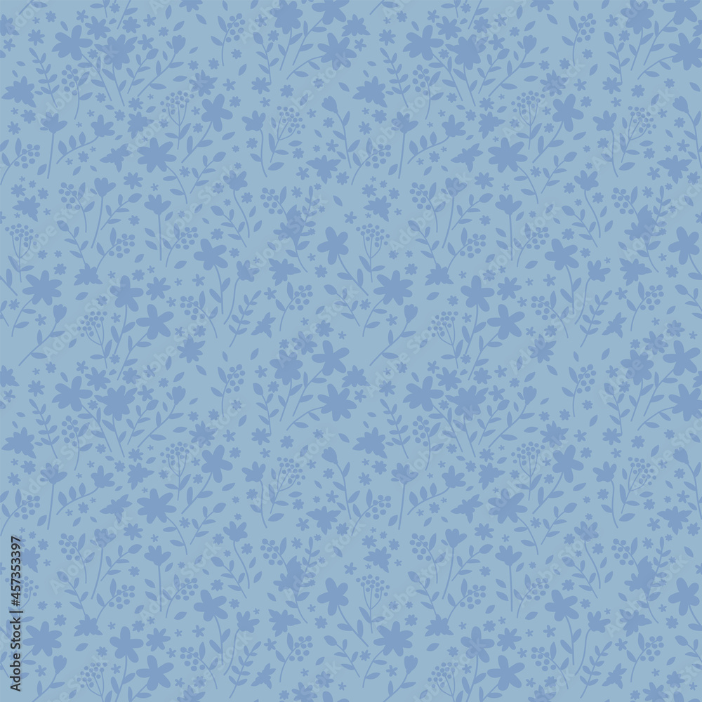 custom made wallpaper toronto digitalseamless pattern with cute tiny flowers. retro design. flat hand drawn illustration, nature inspired vintage background.
