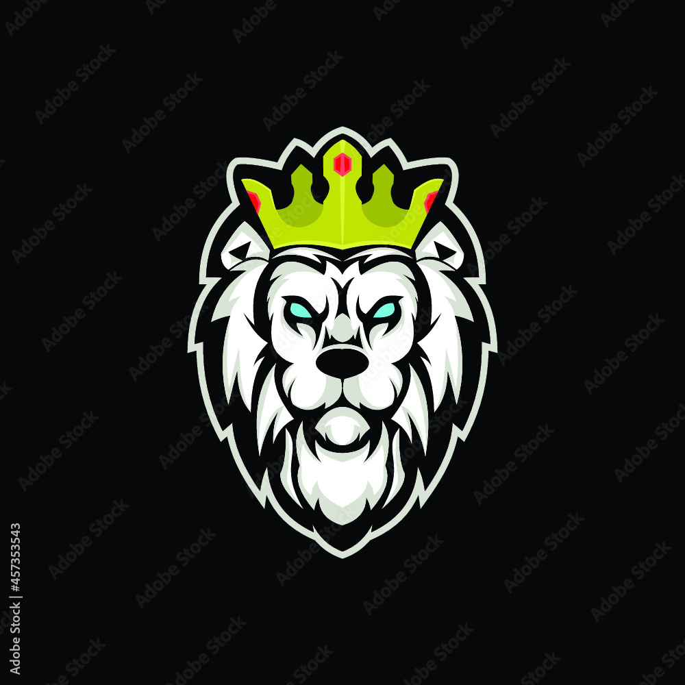 lion head logo mascot template lion head logo mascot template