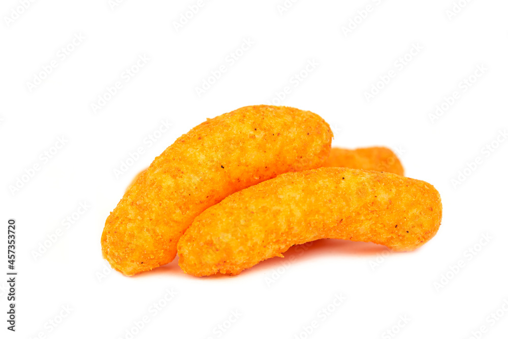 hot corn crisps with Carolina Reaper Pepper Flavored - cheese curls hot corn crisps with Carolina Reaper Pepper Flavored - cheese curls