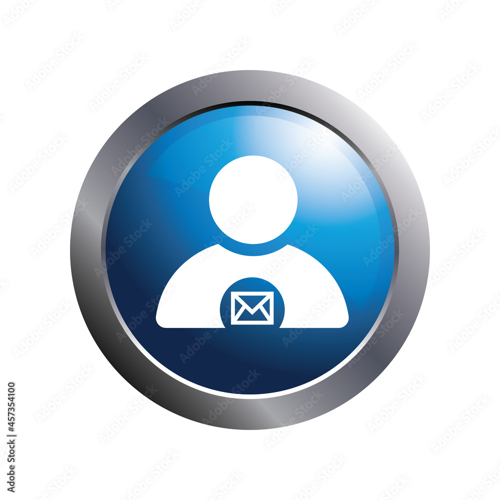 Simple user icon button. Simple user icon button.
