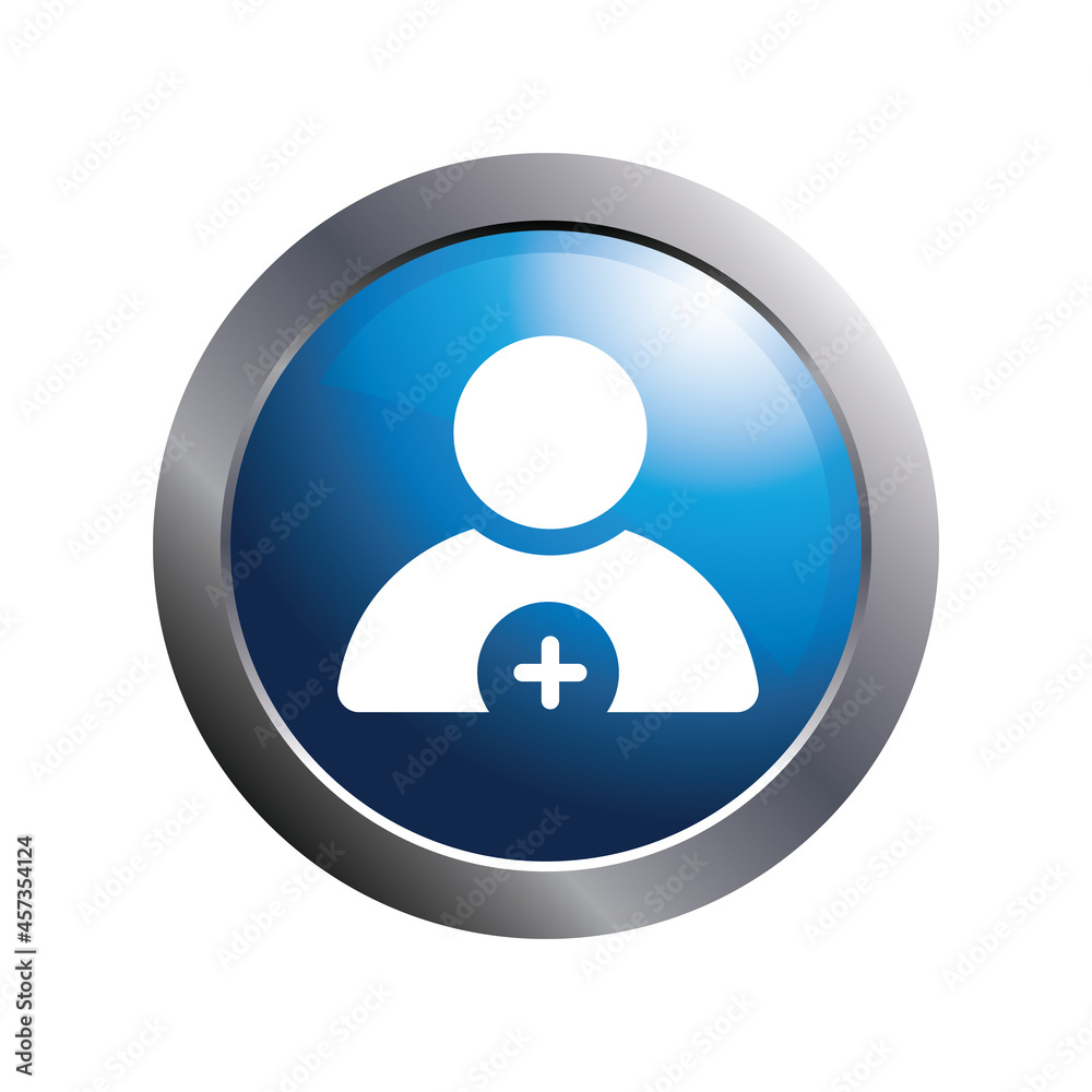 Add user button icon. Add user button icon.