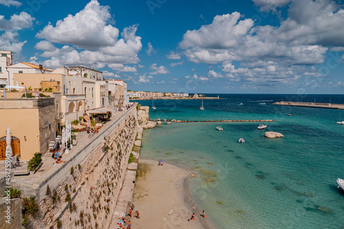 OTRANTO. LECCE. SUMMER 2021. Sunny day in the beautifull Otranto. View of the old historic town