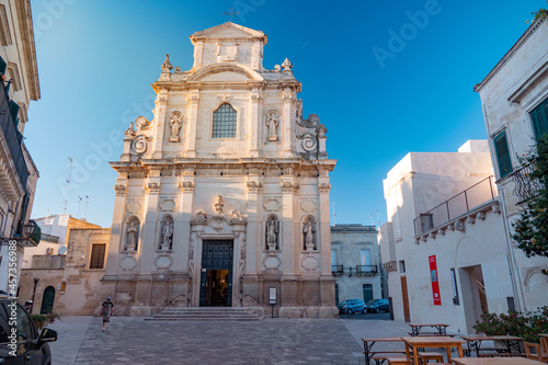 LECCE. ITALY. SUMMER 2021. View of historic centre of old town