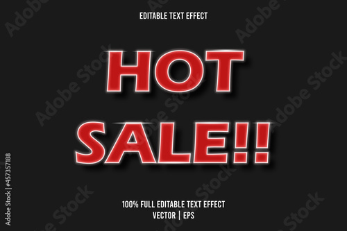 Hot sale 3 Dimension text effect red color