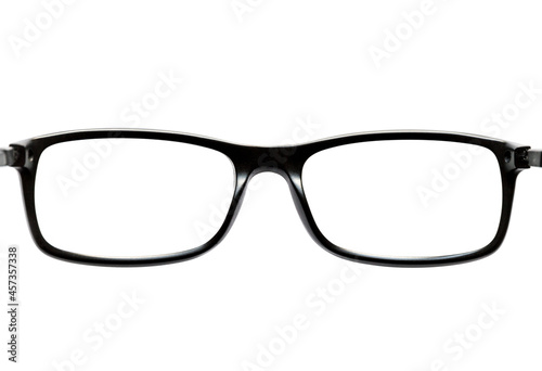 eye glasses on white background