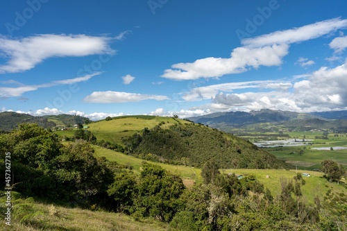 Panoramic landscape Sesquilé, Cundinamarca. photo