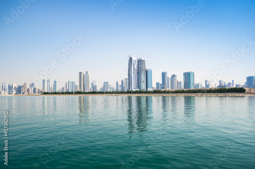 View of skyscrapers in Dubai