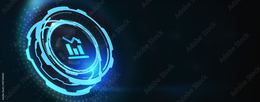 Business, Technology, Internet and network concept. Financial Graph. Stock Market chart. Forex Investment. 3d illustration Business, Technology, Internet and network concept. Financial Graph. Stock Market chart. Forex Investment. 3d illustration