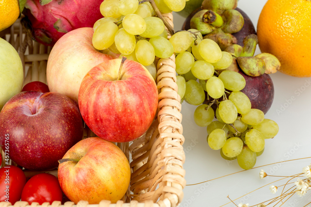 Fruit in the basket