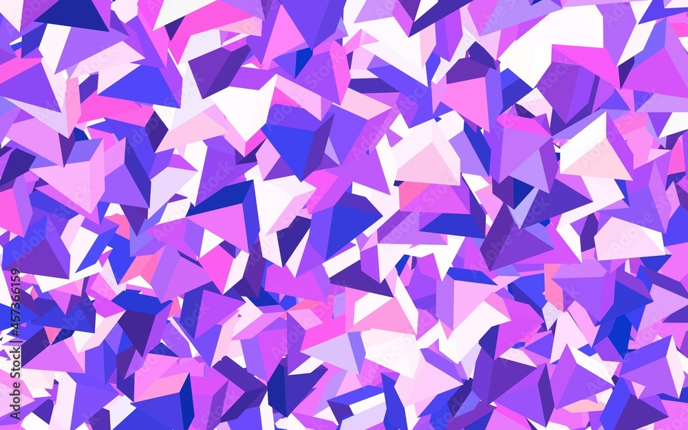 Light Pink, Yellow vector background with triangles. Light Pink, Yellow vector background with triangles.