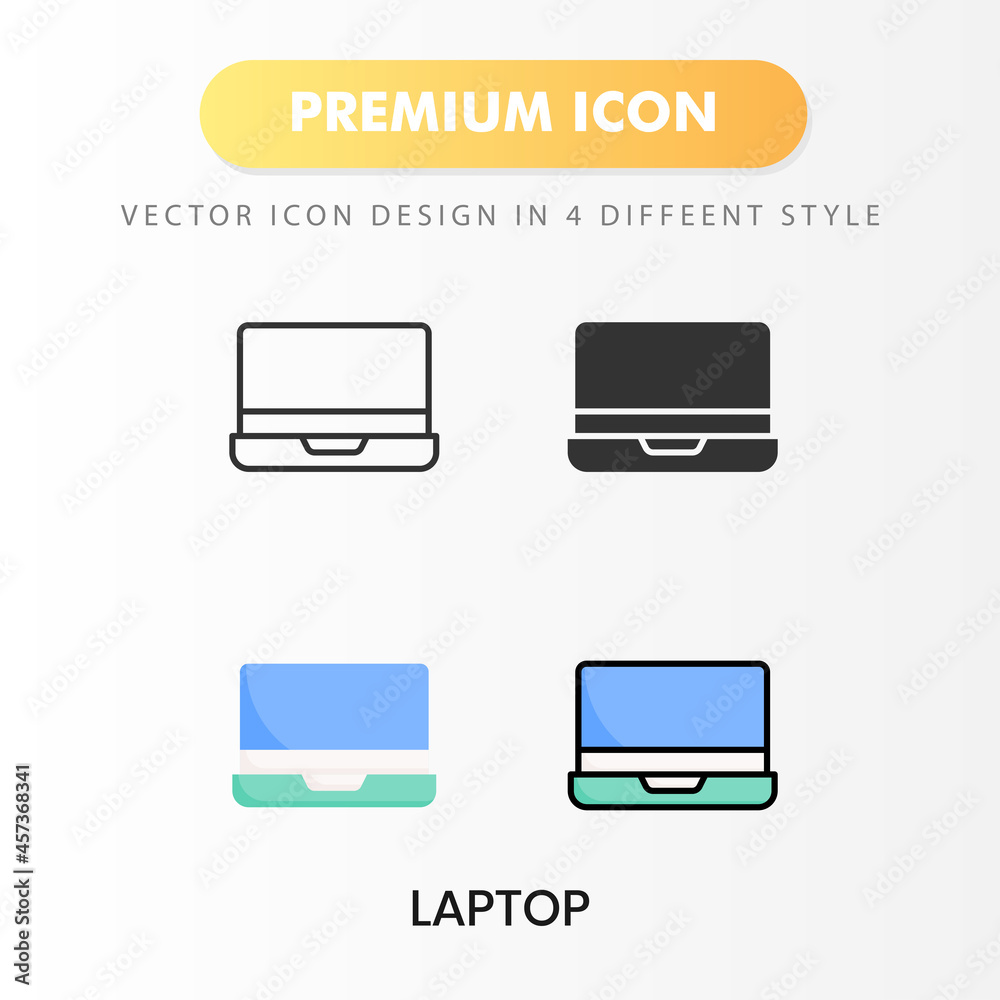 laptop icon for your website design, logo, app, UI. Vector graphics illustration and editable stroke. laptop icon for your website design, logo, app, UI. Vector graphics illustration and editable stroke.