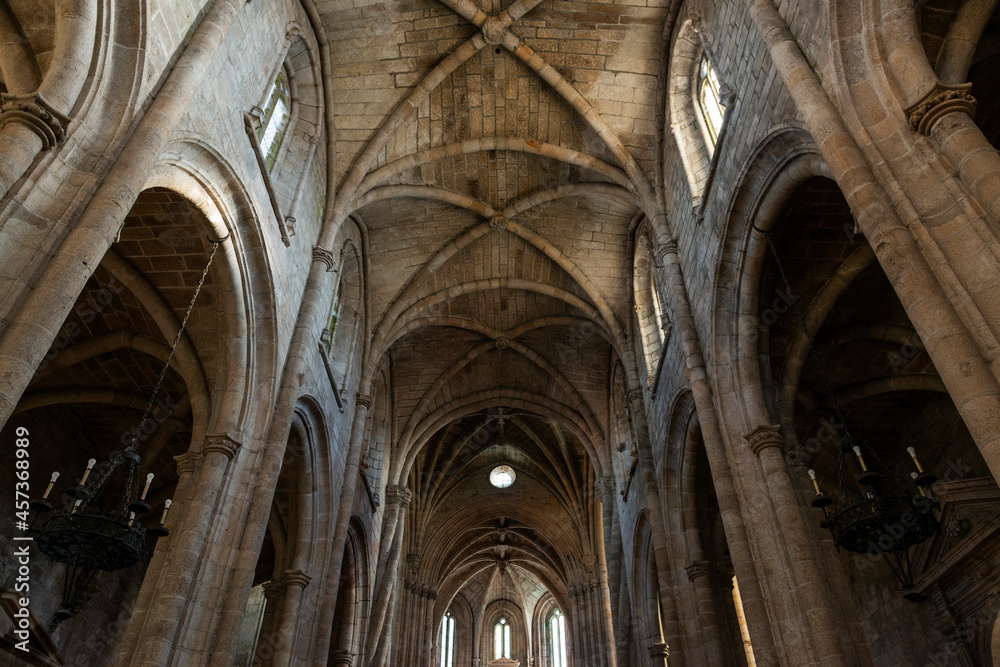 View of the vault of the Guarda Cathedral (Se da Guarda) in the city of Guarda, Portugal. View of the vault of the Guarda Cathedral (Se da Guarda) in the city of Guarda, Portugal.