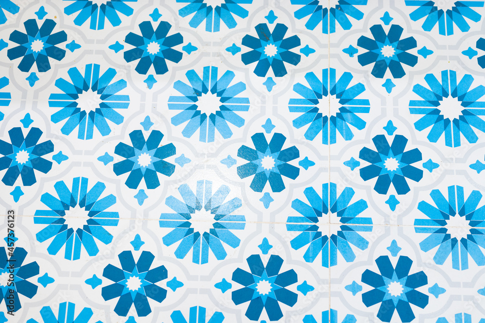 Blue Balsam Flower with Dots Pattern Background Blue Balsam Flower with Dots Pattern Background