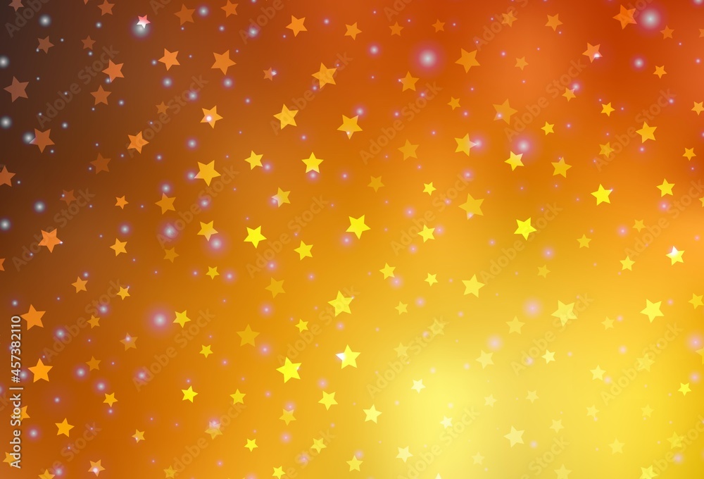 Light Orange vector template in carnival style. Light Orange vector template in carnival style.