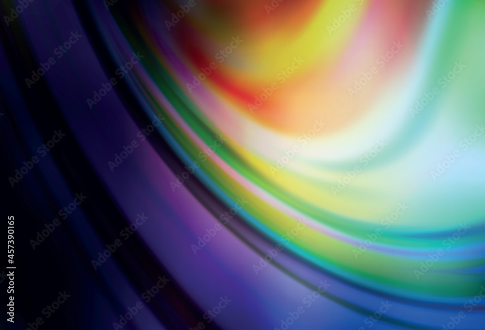 Obraz premium Dark Blue, Yellow vector blurred pattern.